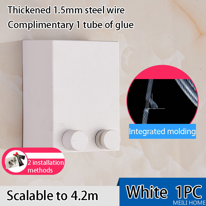 Retractable Telescopic Clothesline – Space-Saving Drying Rope