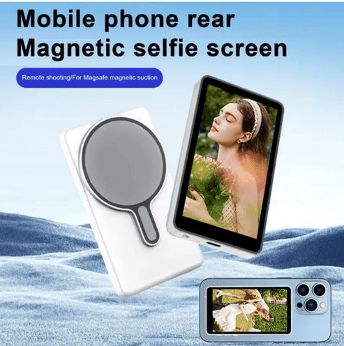 Magnetic Vlog Screen with Real-Time Preview, Bluetooth Remote & Full HD Display for Pro Content Creation