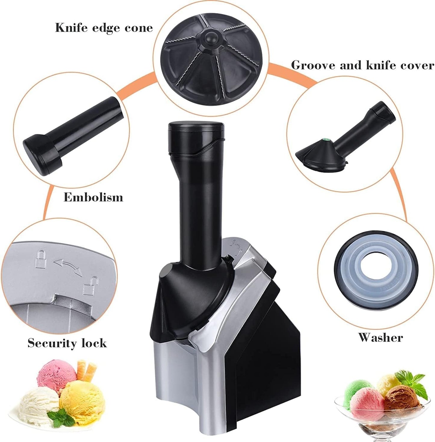 Frozen Fruit Ice Cream Maker β Healthy, Homemade Treats in Minutes!