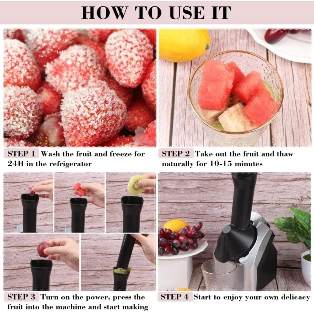Frozen Fruit Ice Cream Maker β Healthy, Homemade Treats in Minutes!