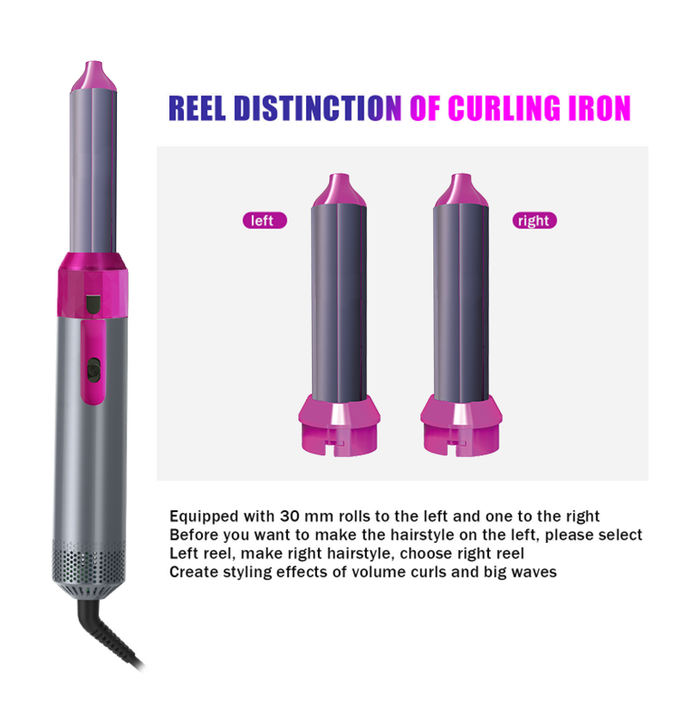 Hot Air Brush (5-in-1)- Hair Styling Like Professionals