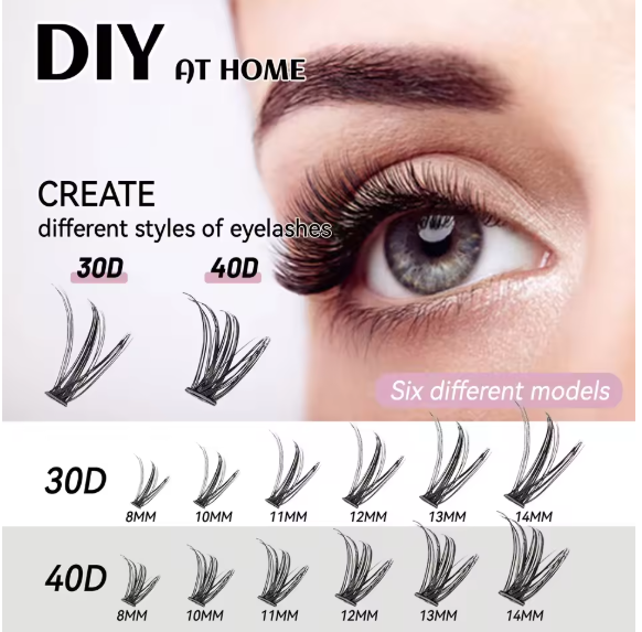 Eyelash Cluster Kit – DIY Lash Extension Set