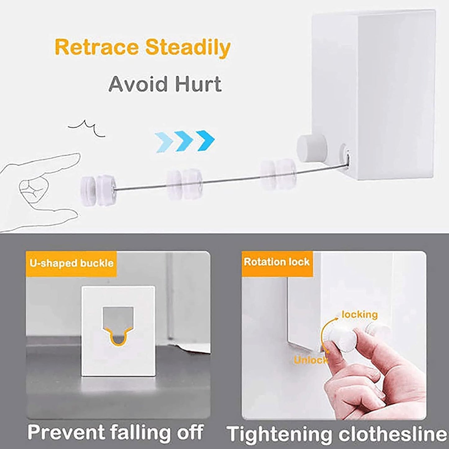 UAE's Best Selling Telescopic Clothesline Clothes Drying Rope