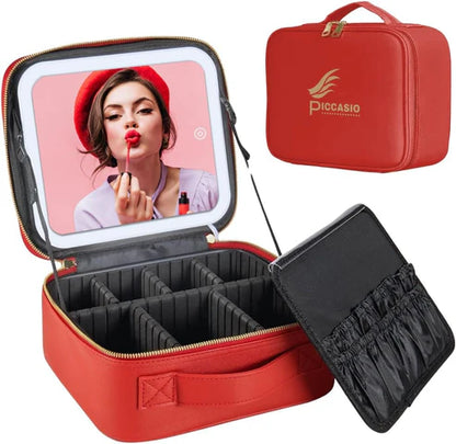 Makeup Box with Built-in LED Light