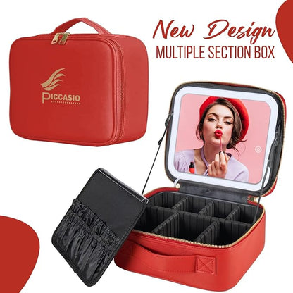Makeup Box with Built-in LED Light