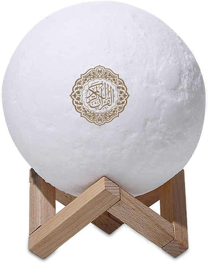 Islamic Quran Moon Lamp – Built-in Quran Recitation & LED Night Light 🌙
